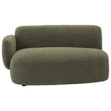 Forest Green Moab Left Chaise Lounge